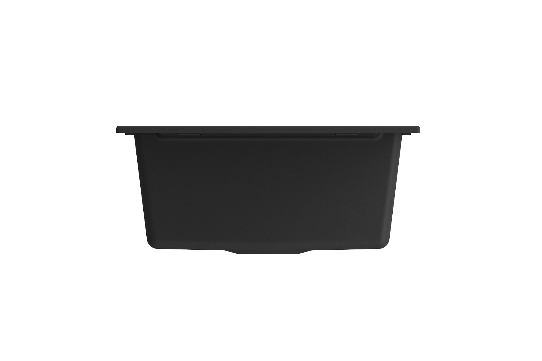 BOCCHI Levanzo 39" Dual Mount Granite Kitchen Sink Kit, Matte Black, Includes Drainboard, 1635-504-0120