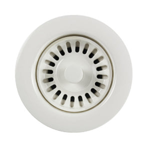 Alternate Image for Houzer 3.5" Plastic Basket Strainer, White, 190-9261