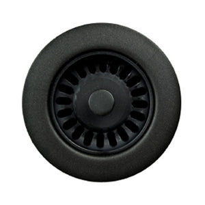 Alternate Image for Houzer 3.5" Plastic Basket Strainer, Black, 190-9265