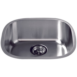 Alternate Image for Dawn 18" Stainless Steel Undermount Kitchen Sink, 3238