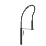 BOCCHI Baveno Pro 1.75 GPM 90 Degree Forward Brass Kitchen Faucet, Professional, Goose Neck, Chrome, 2027 0001 CH