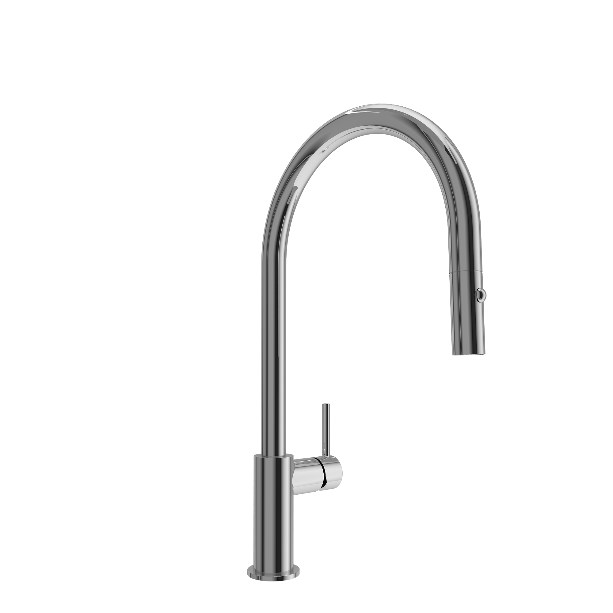 BOCCHI Baveno Duo 1.75 GPM 90 Degree Forward Brass Kitchen Faucet, Chrome, 2028 0001 CH