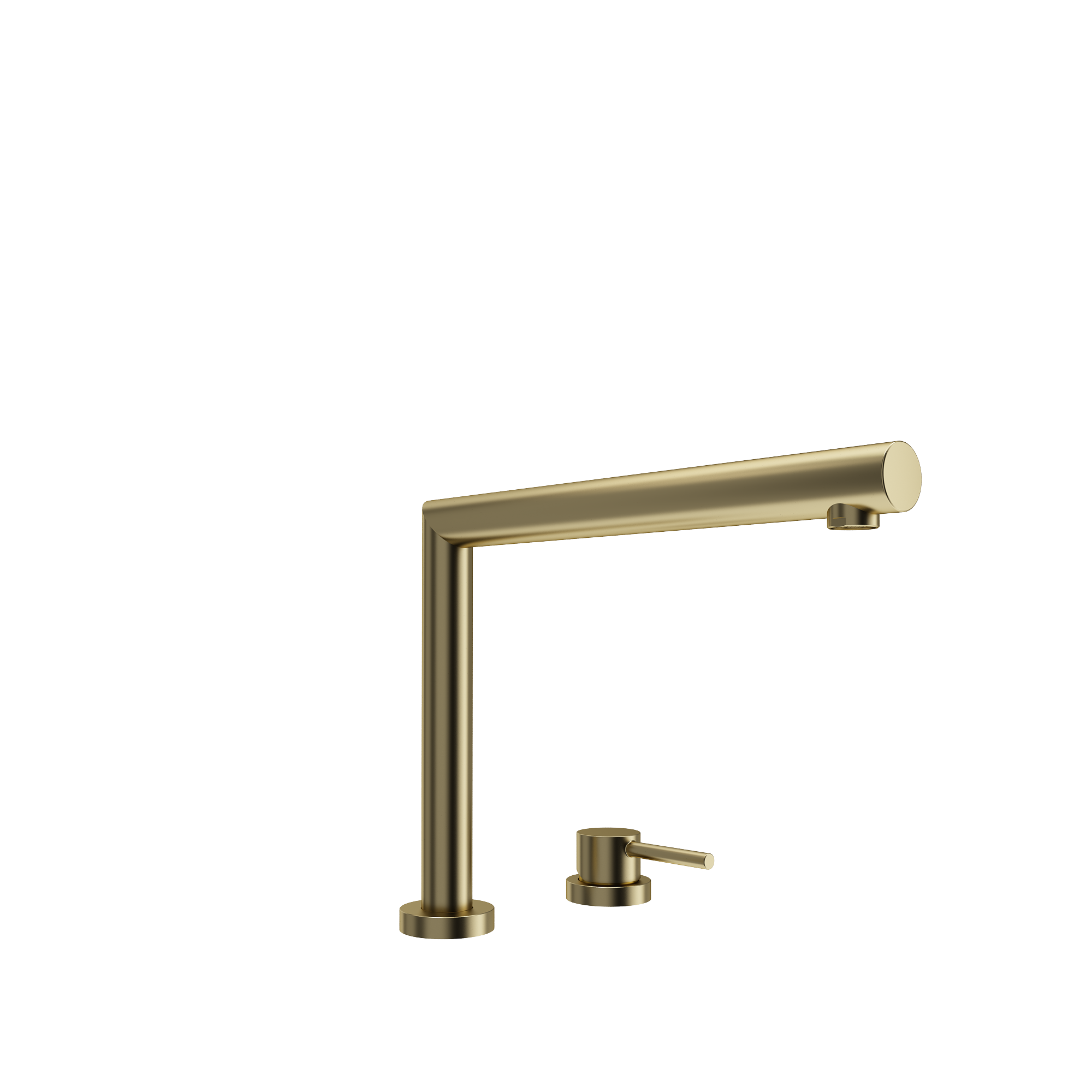 BOCCHI Baveno Move 1.75 GPM Lever Brass Kitchen Faucet, Brushed Gold, 2029 0001 BG