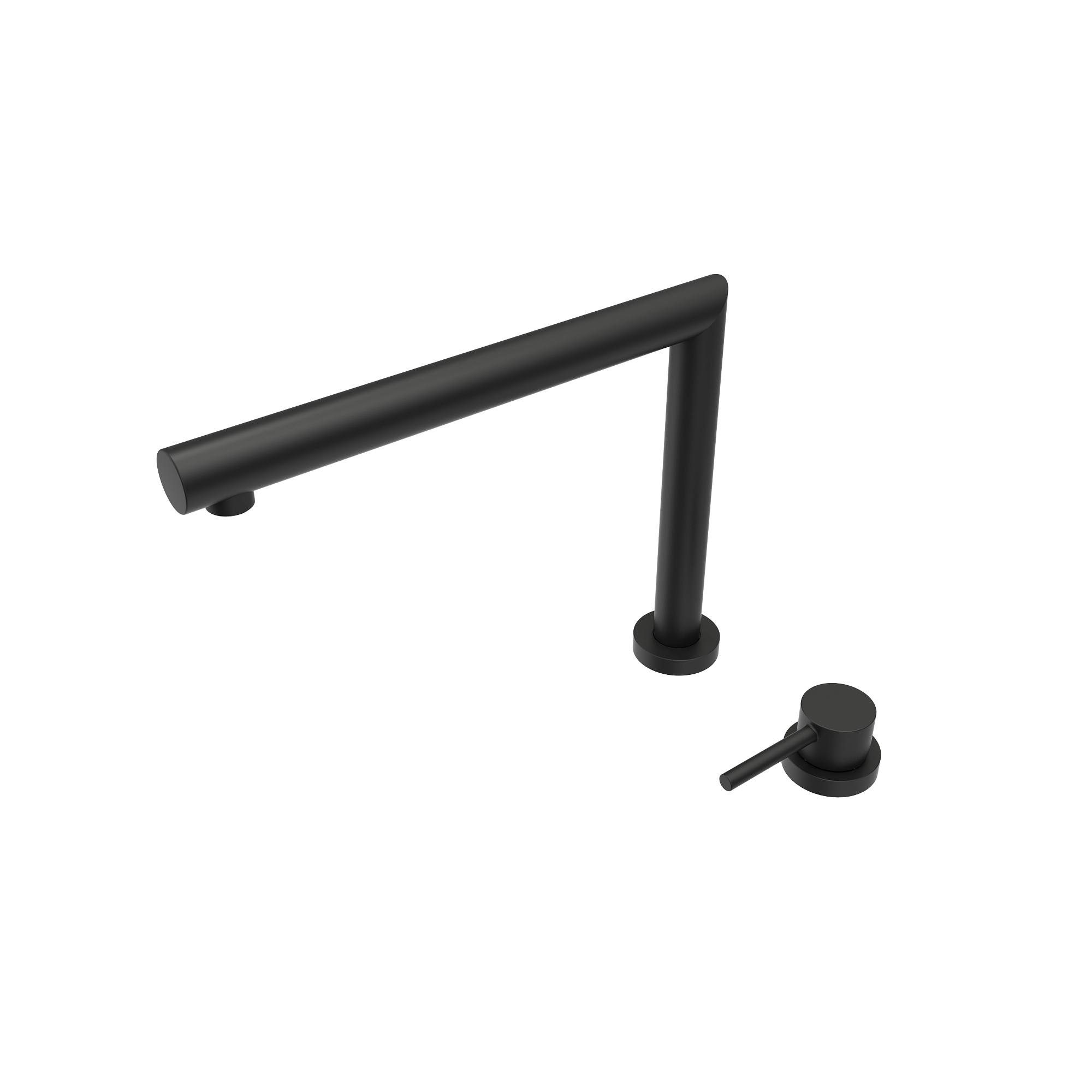 BOCCHI Baveno Move 1.75 GPM Lever Brass Kitchen Faucet, Gun Metal, 2029 0001 GM