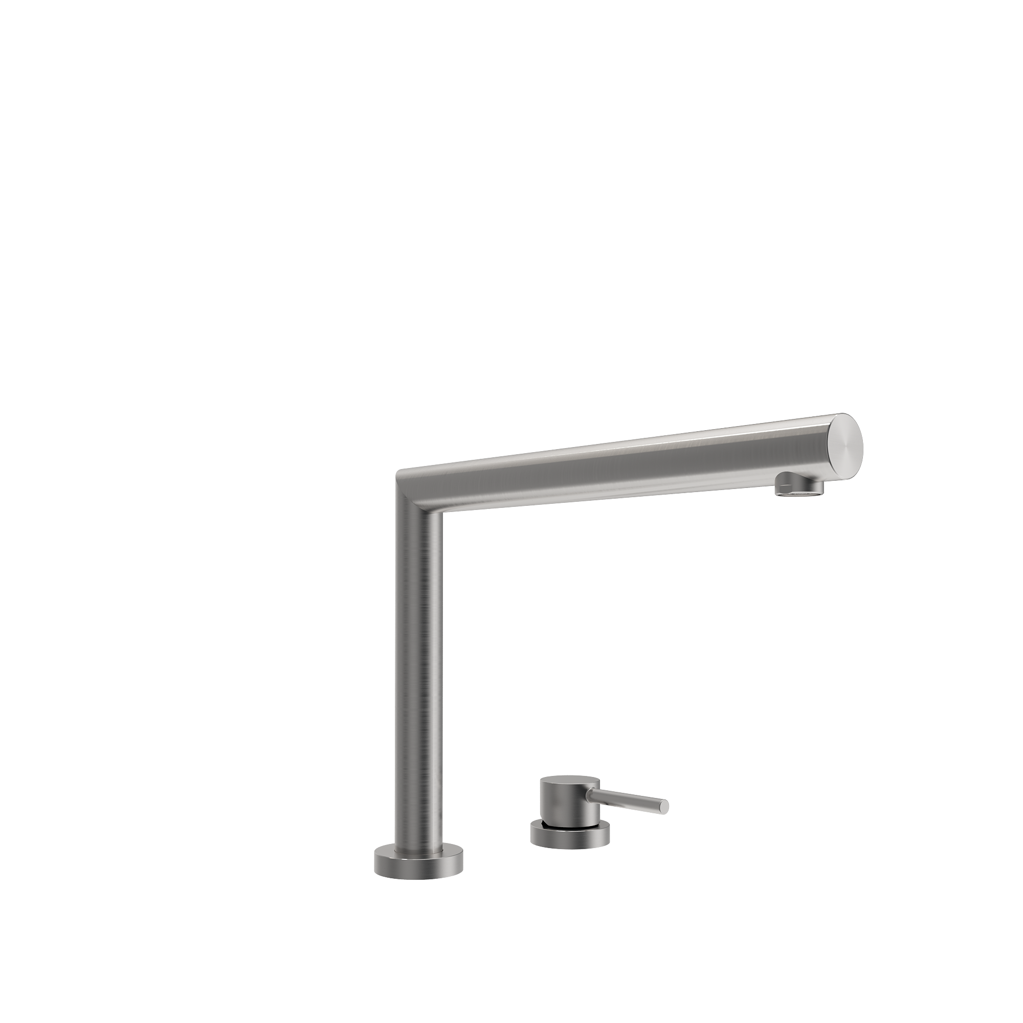 BOCCHI Baveno Move 1.75 GPM Lever Brass Kitchen Faucet, Stainless Steel, 2029 0001 SS