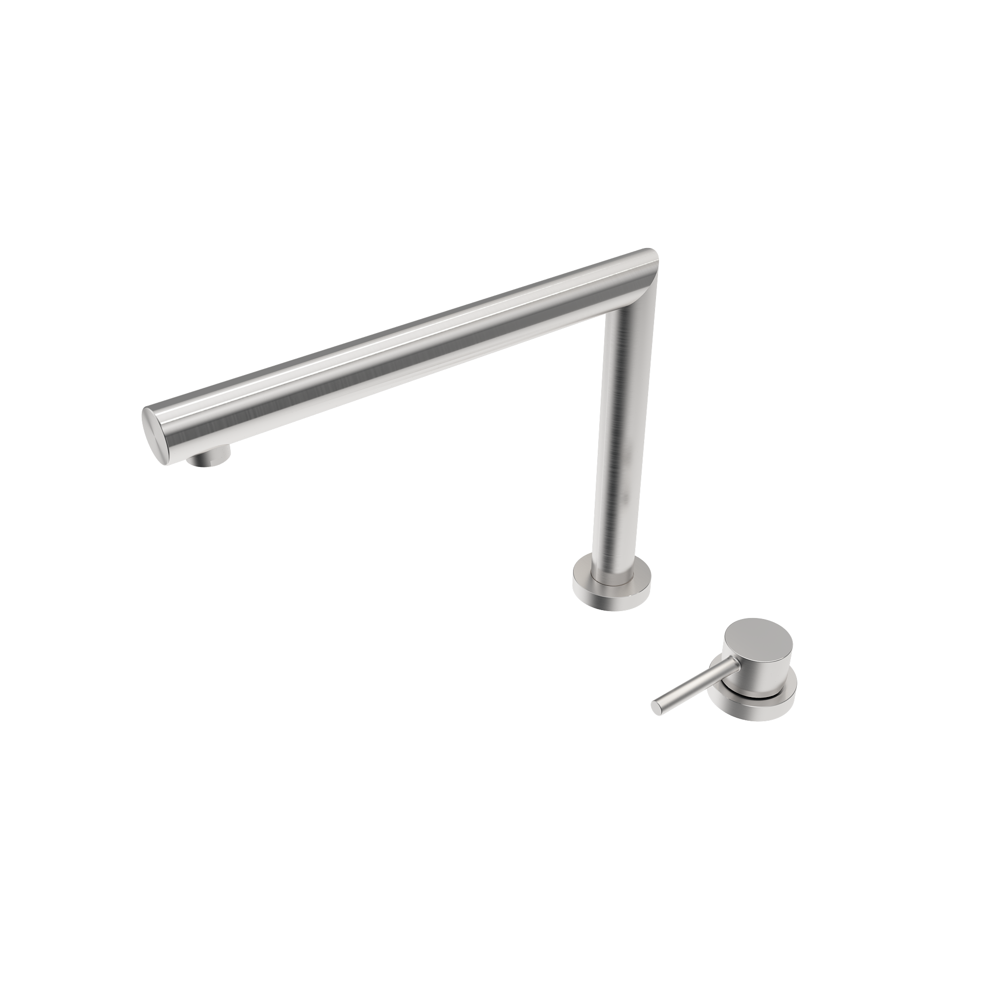 BOCCHI Baveno Move 1.75 GPM Lever Brass Kitchen Faucet, Stainless Steel, 2029 0001 SS
