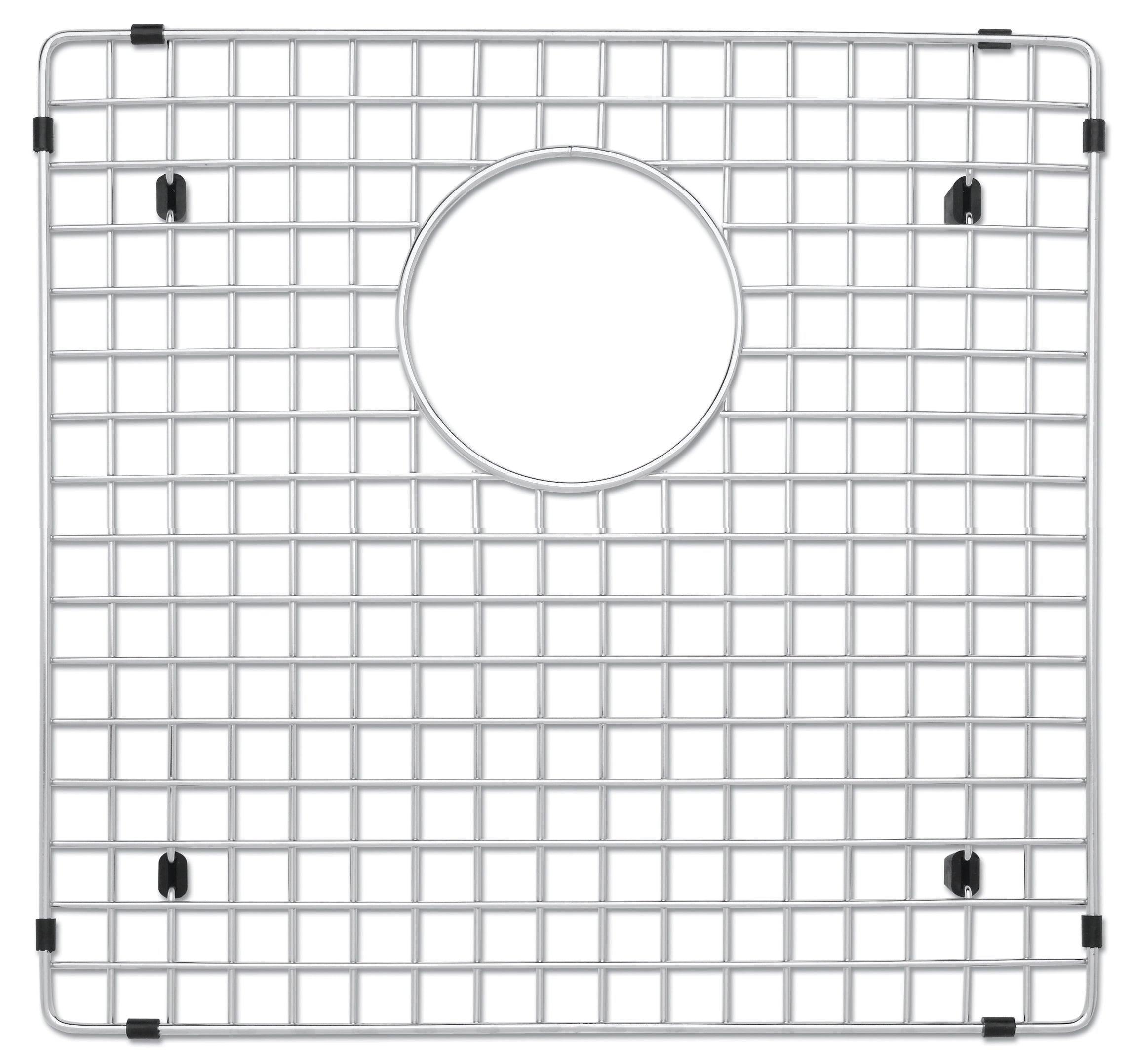 Blanco Stainless Steel Sink Grid (Precision & Precision 10 1-3/4 Bowl Left Bowl & Quatrus 518169), 223190