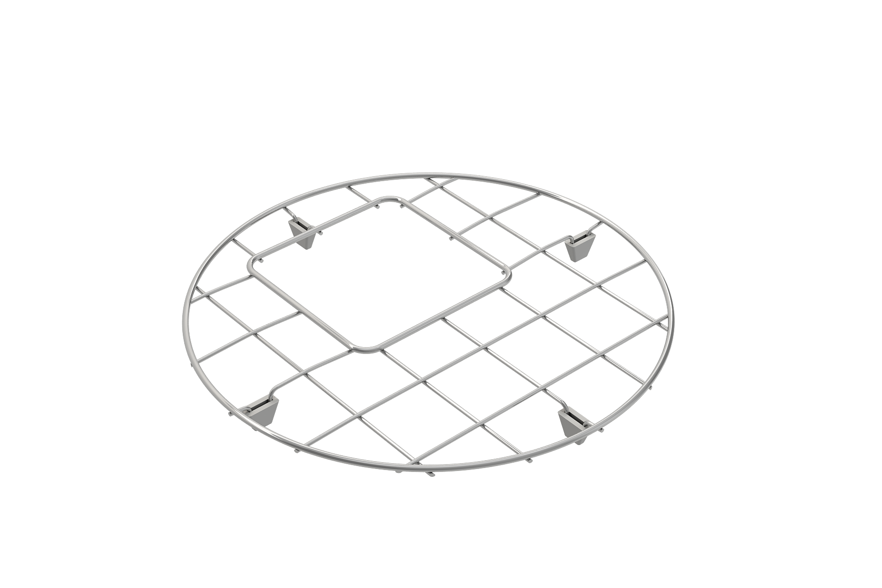 BOCCHI Stainless Steel Sink Grid for 18 in. 1361 Undermount Fireclay Single Bowl Kitchen Sinks, 2300 0011