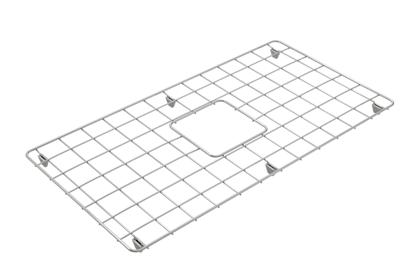 BOCCHI Stainless Steel Sink Grid for 32 in. 1362 Undermount Fireclay Single Bowl Kitchen Sinks, 2300 0012