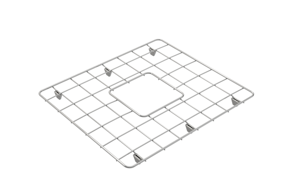 BOCCHI Stainless Steel Sink Grid for 20 in. 1136 Farmhouse Apron Front Fireclay Single Bowl Kitchen Sinks, 2300 0013