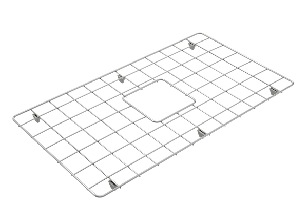 BOCCHI Stainless Steel Sink Grid for 30 in. 1138/1481 Farmhouse Apron Front Fireclay Single Bowl Kitchen Sinks, 2300 0015