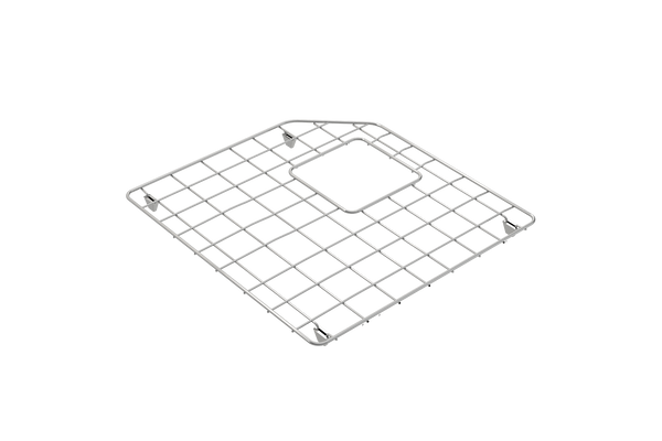 BOCCHI Stainless Steel Sink Grid for 33 in. 1506 Undermount Fireclay Double Bowl Kitchen Sinks, 2300 0042