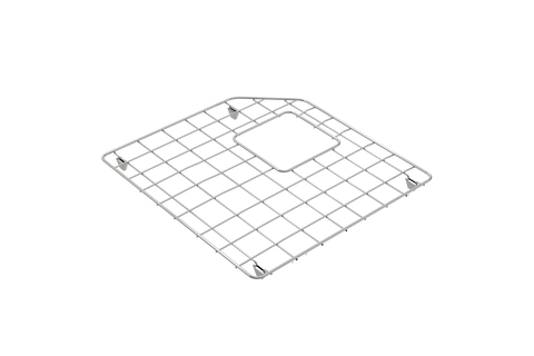 BOCCHI Stainless Steel Sink Grid for 33 in. 1506 Undermount Fireclay Double Bowl Kitchen Sinks, 2300 0042