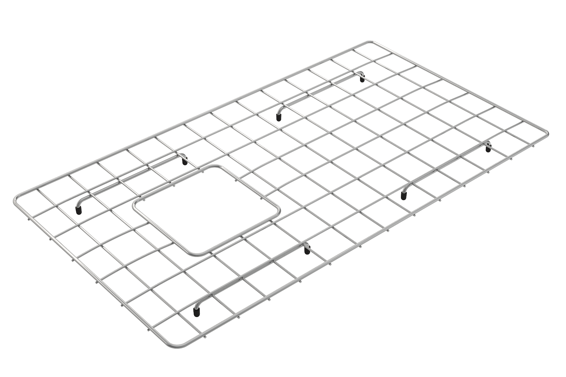 BOCCHI Stainless Steel Sink Kit Grid for 30 in. 1344 Farmhouse Apron Front Fireclay Single Bowl Kitchen Sink, 2300 2003