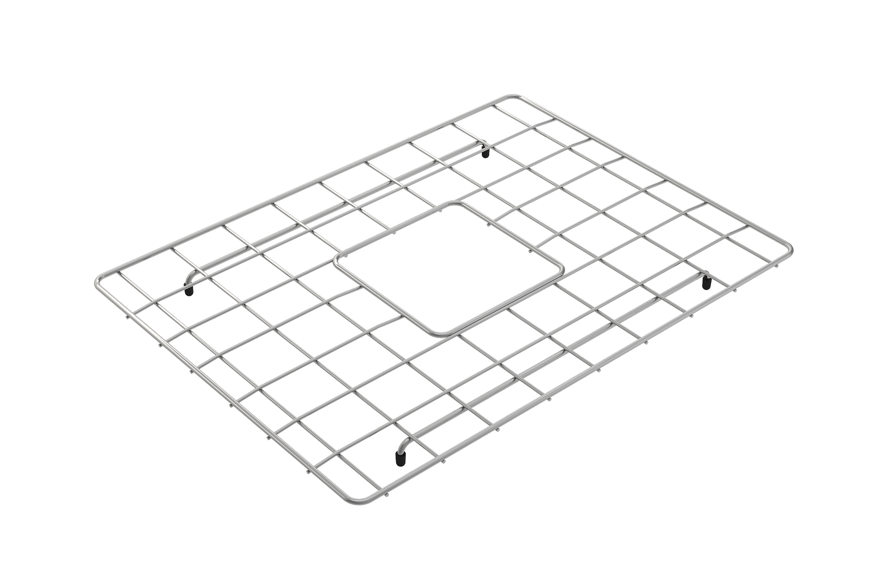 BOCCHI Stainless Steel Sink Kit Grid for 24 in. 1627 Undermount/Drop-in Fireclay Single Bowl Kitchen Sink, 2300 2056