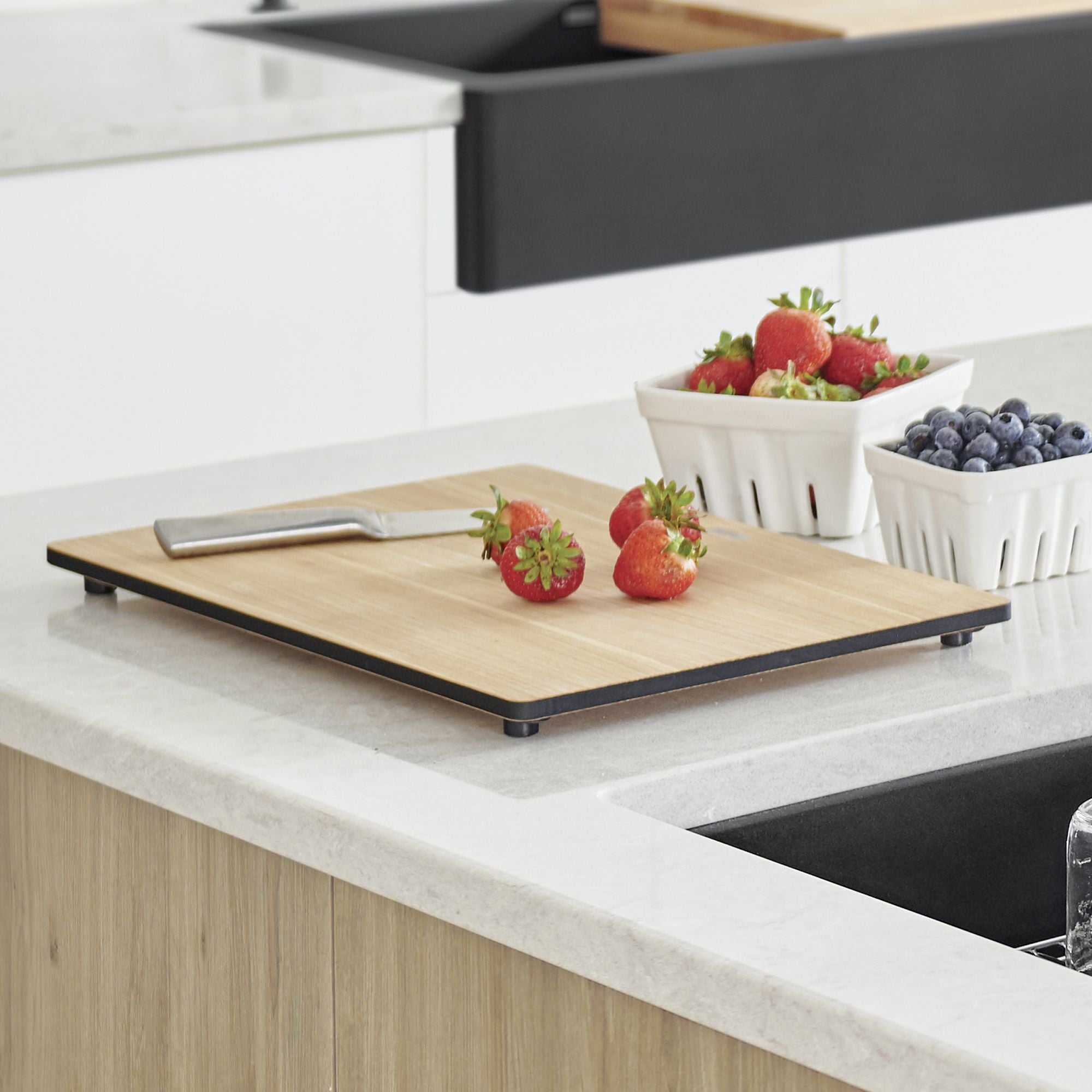 Blanco Quatrus Ash Compound Cutting Board, 231609