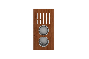 Alternate Image for BOCCHI Wood Board with 2 Round Stainless Steel Bowls & Knife Holder F/1616, 1618, 1633 (inner ledge), 2320 0008