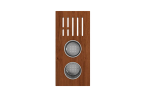 Alternate Image for BOCCHI Wood Board with 2 Round Stainless Steel Bowls & Knife Holder, 2320 0009