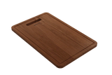BOCCHI Wooden Cutting Board with handle, Sapele Mahogany Wood, Compatible with 1500, 1501, 1551, and 1604 sinks, 2320 0004
