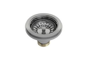 Alternate Image for BOCCHI Polished Stainless Steel Kitchen Sink Kit Strainer for Granite Sink Kit Chrome, 2330 0005