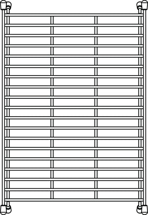 Alternate Image for Blanco Stainless Steel Floating Sink Grid (Precis Super Single), 233535