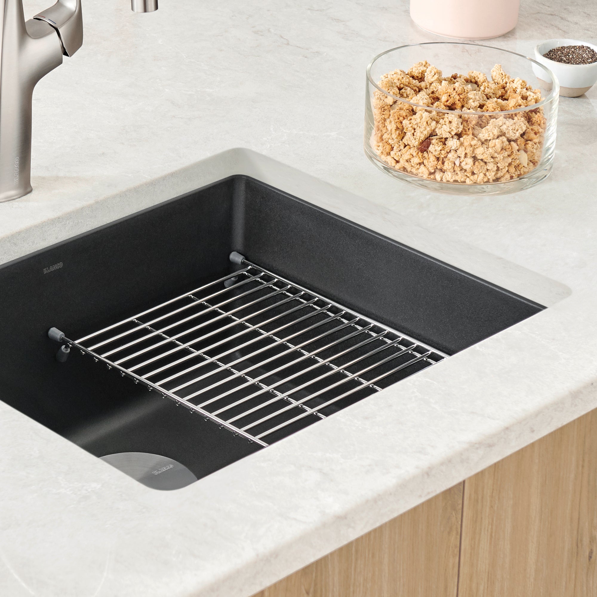 Blanco Stainless Steel Floating Sink Grid (Precis Super Single), 233535