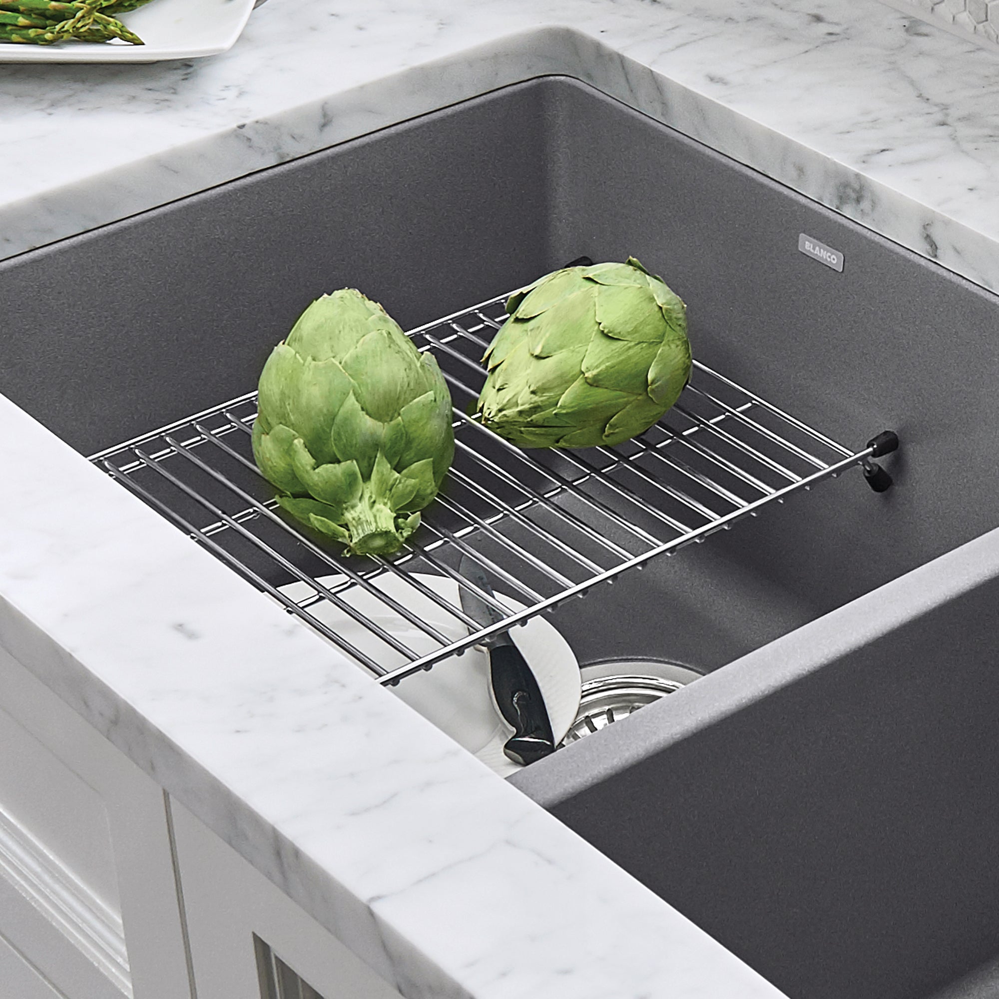 Blanco Stainless Steel Floating Sink Grid (Precis Super Single), 233535
