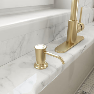 Alternate Image for BOCCHI Lesina 2.0 Kitchen Soap Dispenser in Brushed Gold, 2340 0005 BG