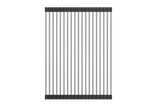 BOCCHI Roller Mat, Stainless Steel with Black Edging, Fits 1616, 1618, 1633 (inner ledge), 2350 0004