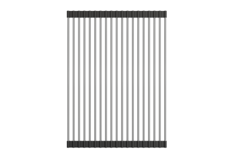 BOCCHI Roller Mat, Stainless Steel with Black Edging, Fits 1616, 1618, 1633 (inner ledge), 2350 0004