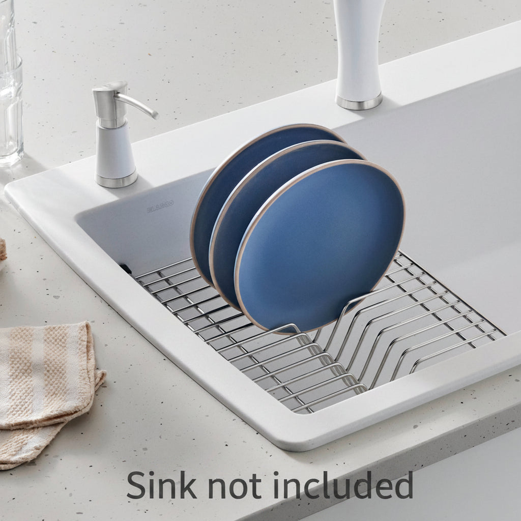 Alternate Image for Blanco Stainless Steel Floating Dish Rack (Diamond 1.75 & Super Single), 236431