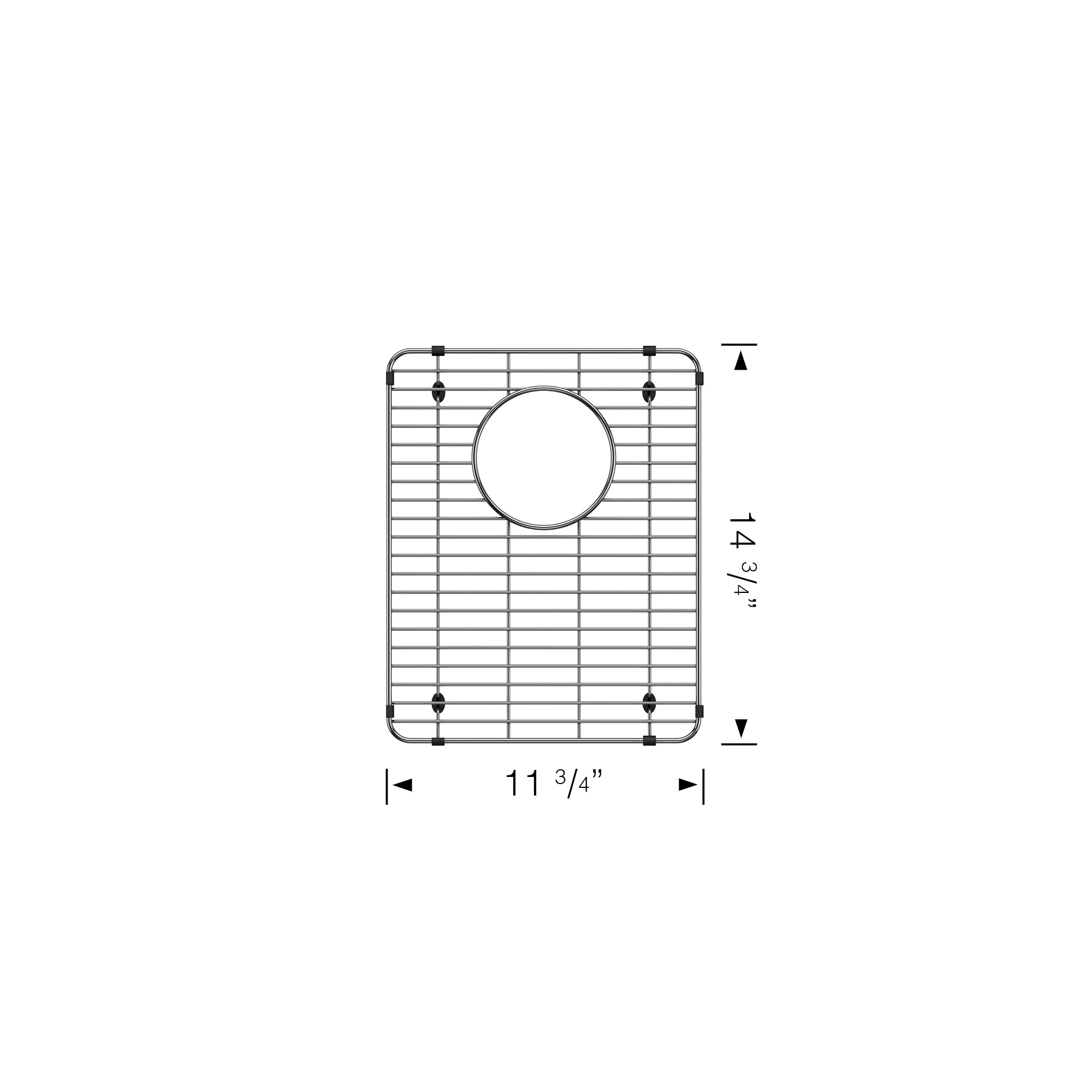 Blanco Stainless Steel Sink Grid (Formera 1-3/4 Right Bowl), 237145