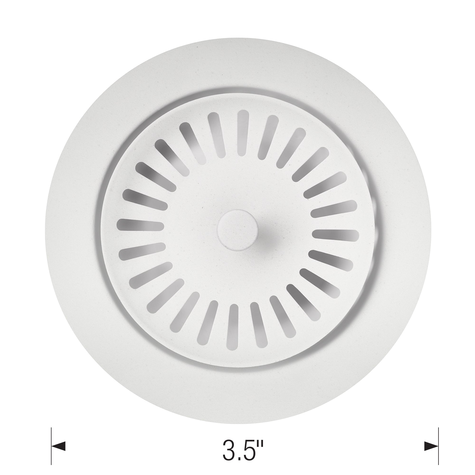 Blanco Metal Basket Strainer Drain Assembly - White, 240319