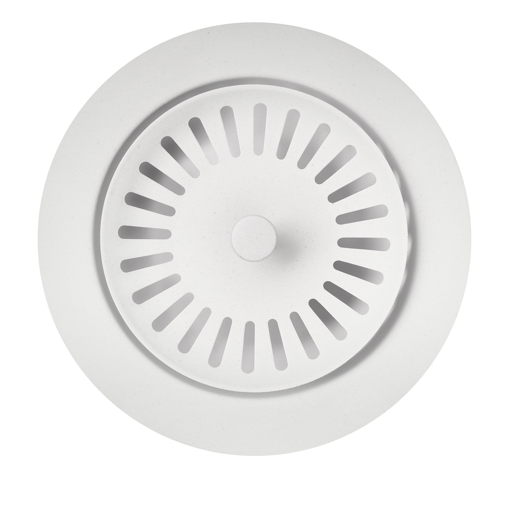 Blanco Decorative Metal Disposal Flange Drain - White, 240328