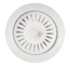 Blanco Decorative Metal Disposal Flange Drain - White, 240328