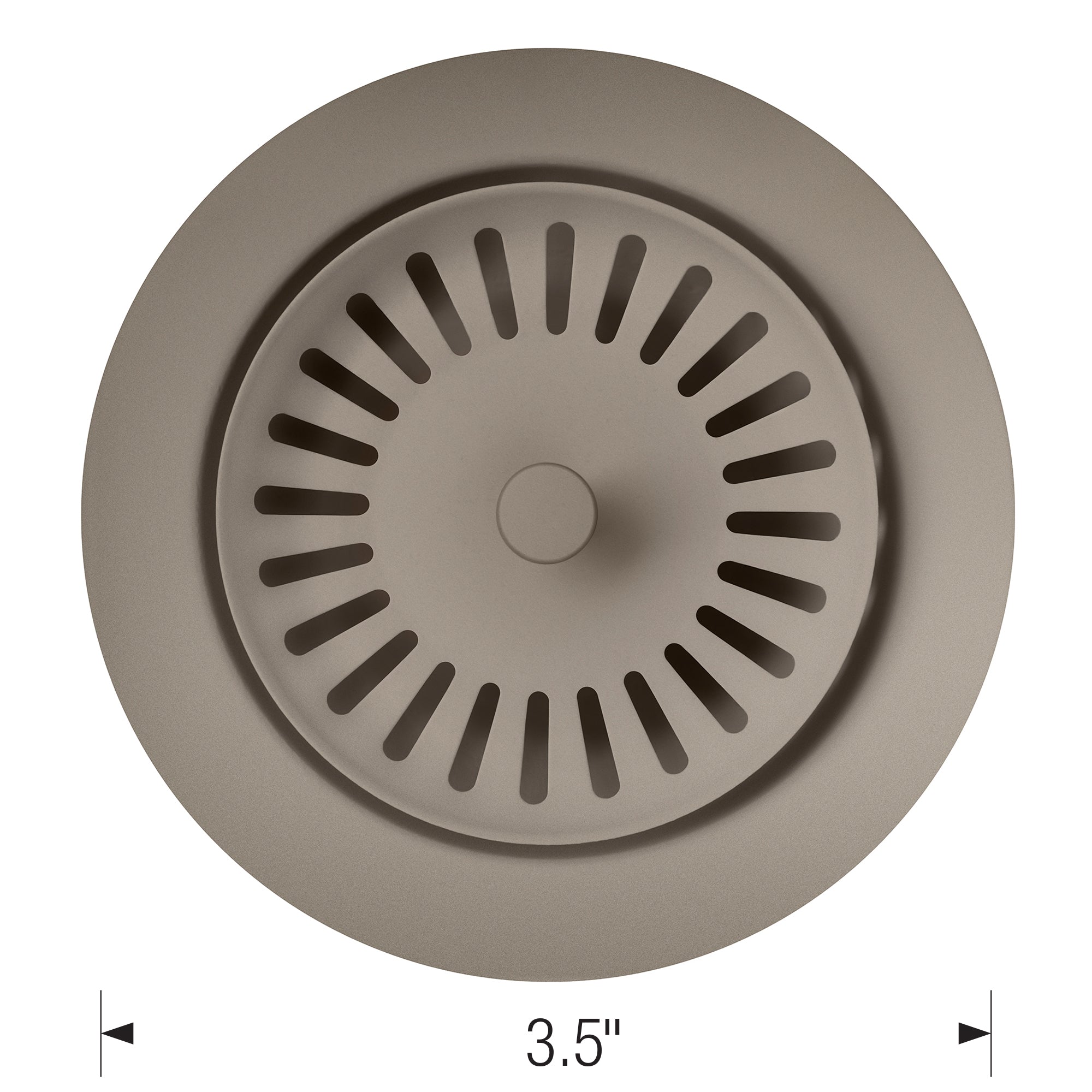 Blanco Decorative Metal Disposal Flange Drain - Truffle, 240332
