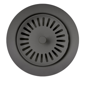 Alternate Image for Blanco Decorative Metal Disposal Flange Drain - Cinder, 240334