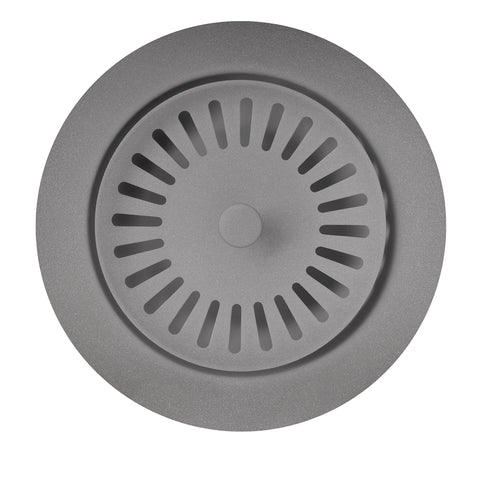 Blanco Decorative Metal Disposal Flange Drain - Metallic Gray, 240335