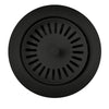 Blanco Decorative Metal Disposal Flange Drain - Coal Black, 240339
