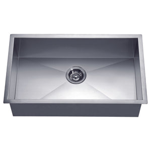Alternate Image for Dawn 33" Stainless Steel Undermount Kitchen Sink, DSQ3116