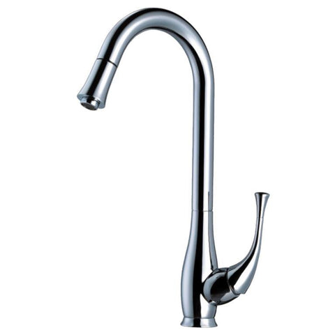 Dawn 17" 1.8 GPM Pull Out Kitchen Faucet, Chrome, AB50 3084C