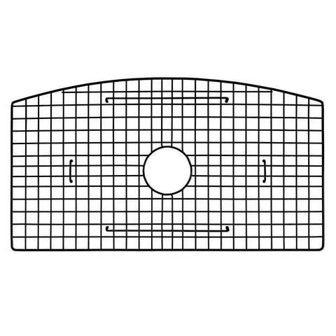 Ruvati Silicone Bottom Grid Sink Mat for RVG1385 and RVG2385 Sinks Black