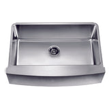 Dawn Undermount Single Bowl with Curved Apron Front Sink DAF3320C