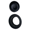 Nantucket Sinks Matte Black Disposal Trim Drain For Granite Composite Sinks, 3.5DF-GCMB