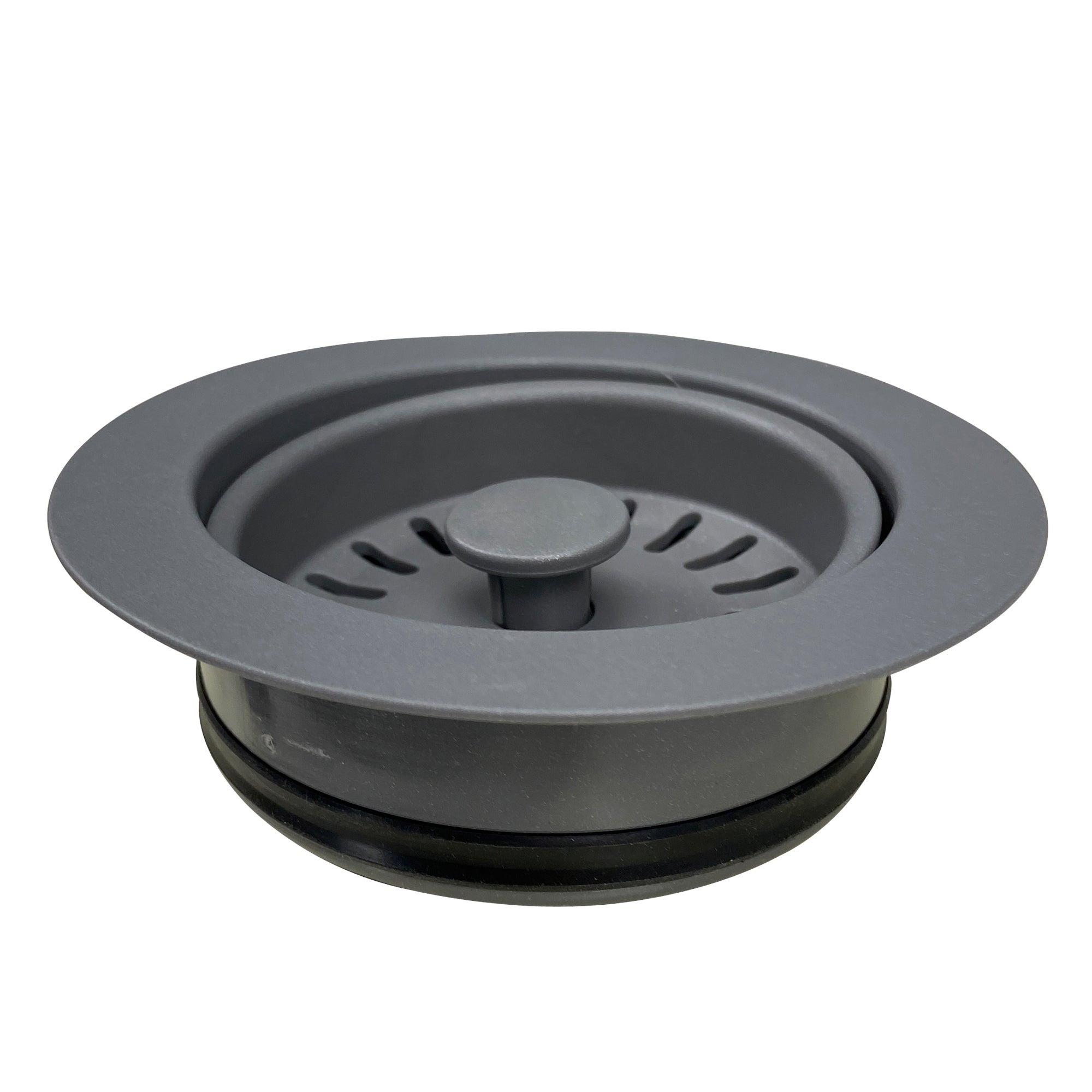 Nantucket Sinks Titanium Disposal Trim Drain For Granite Composite Sinks, 3.5DF-GCTI