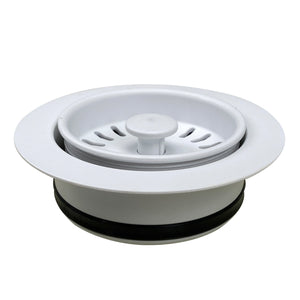 Alternate Image for Nantucket Sinks White Disposal Trim Drain For Granite Composite Sinks, 3.5DF-GCW
