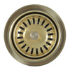 Nantucket Sinks Nantucket Sink 3.5 Inch Extended Flange Disposal Kitchen Drain Brass, 3.5EDF-PB