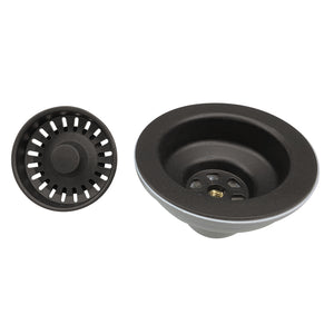 Alternate Image for Nantucket Sinks Basket Strainer Kitchen Drain For Granite Composite Sinks - Brown, 3.5KD-GCCB