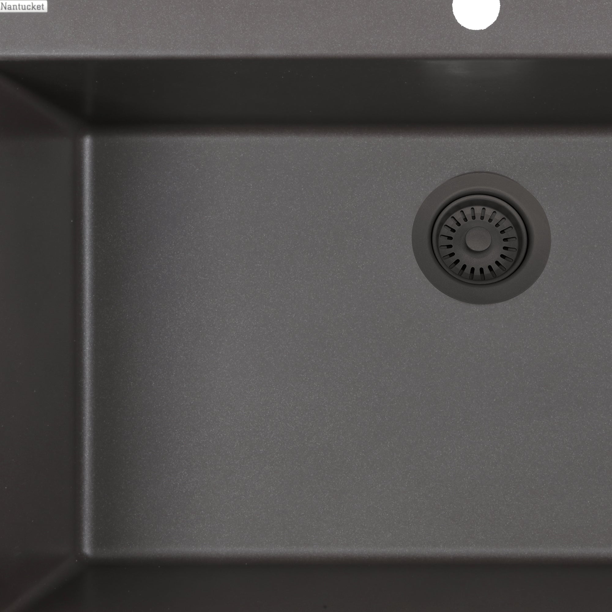 Nantucket Sinks Basket Strainer Kitchen Drain For Granite Composite Sinks - Brown, 3.5KD-GCCB