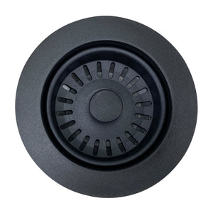 Alternate Image for Nantucket Sinks Basket Strainer Kitchen Drain For Granite Composite Sinks - Matte Black, 3.5KD-GCMB